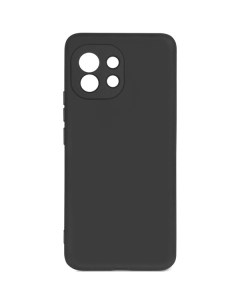 Силиконовый чехол для Xiaomi Mi 11 1мм Черный матовый Tpu