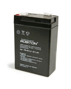 Аккумулятор для ИБП VRLA6 2 8 1850 А ч 6 В Robiton