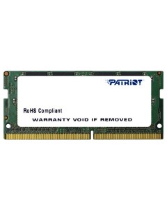 Оперативная память Patriot 8Gb DDR4 2133MHz SO DIMM PSD48G213381S Patriot memory