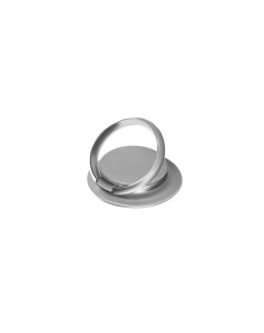 Держатель кольцо для смартфона серебристый Borasco