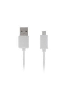 Кабель Micro USB USB 1 А 0 8 м белый Luazon