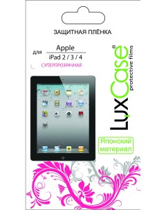 Защитная пленка для Apple iPad 9 7 и 10 2 глянцевая 80206 Luxcase