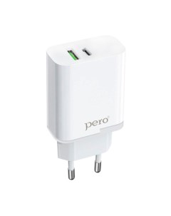 Сетевое зарядное устройство TC05 PD 18W USB A Fast Charge White TC05WHPD Péro