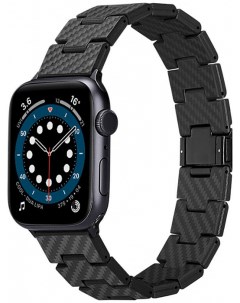 Ремешок Carbon Fiber Retro для Apple Watch Series SE 7 1 42 44 45 mm AWB1004 Pitaka