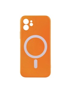Чехол накладка для iPhone 12 для magsafe оранжевая Barn&hollis