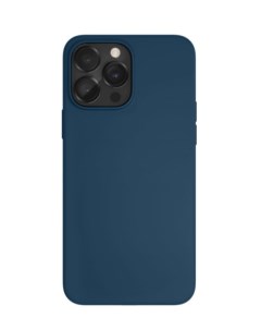 Накладка силикон Liquid Silicone Soft Touch для Apple iPhone 14 Pro Dark Blue Vlp