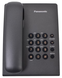 Проводной телефон KX TS2350RUT черный Panasonic