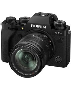 Фотоаппарат системный X T4 18 55mm Black Fujifilm