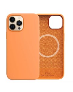 Чехол для телефона Magnetic Silicone Phone Case for iPhone 13 Pro Max 6 7 Marigold Wiwu