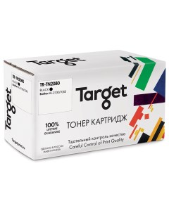 Картридж для лазерного принтера TN2080 Black совместимый Target