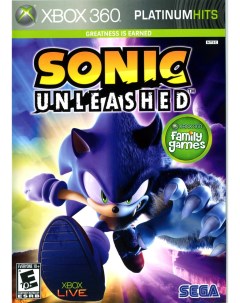 Игра Sonic Unleashed Xbox 360 полностью на иностранном языке Sega
