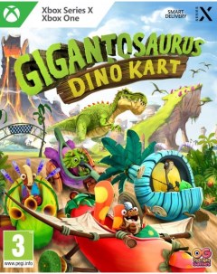 Игра Gigantosaurus Dino Kart Xbox One Xbox Series S полностью на иностранном языке Outright games
