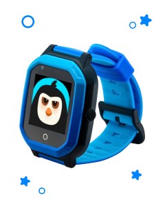 GPS часы Pingo Space 4G голубой приложение в подарок Где мои дети