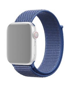 Ремешок для Apple Watch 1 6 SE нейлоновый 38 40 мм Плащевый Синий APWTNY38 19 Innozone
