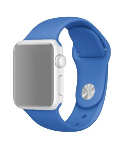 Ремешок для Apple Watch 1 6 SE силиконовый 42 44 мм Синяя Волна APWTSI42 63 Innozone