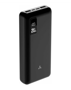 Внешний аккумулятор Winter 20PD 20000 мАч 2 USB 2 1 А дисплей черный Accesstyle