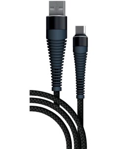Кабель Fishbone micro USB B m USB A m 1м черный 38499 Borasco