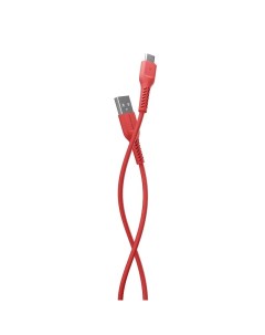 Дата кабель USB 2 0A для Type C K16a TPE 1м Red More choice