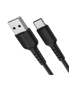 Дата кабель USB 2 0A для Type C K26a TPE 1м Black More choice