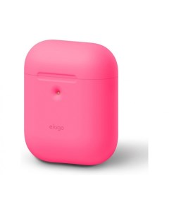 Чехол для AirPods Silicone case Neon Pink Elago