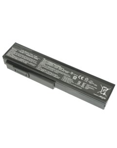 Аккумулятор для ноутбука Asus X55 M50 G50 N61 M60 N53 M51 G60 G51 4800mah черная Greenway