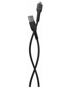 Дата кабель USB 2 0A для micro USB K16m TPE 1м Black More choice