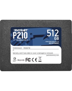 SSD накопитель P210 2 5 512 ГБ P210S512G25 Patriot memory