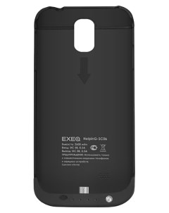 Чехол аккумулятор HelpinG SC06 Samsung Galaxy S4 2600 мАч Black Exeq