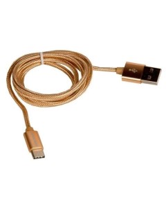 Дата кабель USB 2 0A для Type C K11a нейлон 1м Gold More choice