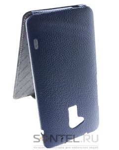 Чехол книжка Premium Jacka Type для HTC ONE Max синий Melkco