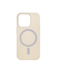 Чехол крышка MagSafe Bari для Apple iPhone 14 Pro бежевый Everstone