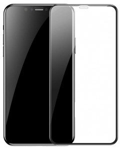 Защитное стекло Full Coverage Curved Tempered Glass для iPhone Xs Max Black Baseus