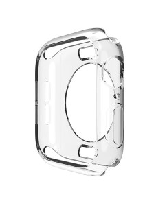 Чехол кейс пенал для умных смарт часов Apple Watch 38mm тонкий силиконовый прозрачн Mypads