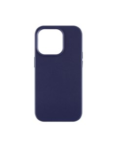 Чехол крышка MagSafe для Apple iPhone 14 Pro Max кожзам фиолетовый Everstone