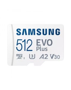 Карта памяти Micro SDXC 512Гб EVO Plus Samsung