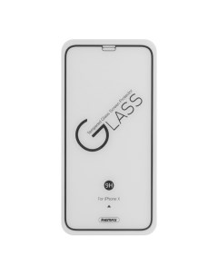 Защитное стекло 2 в 1 Perfect Series Tempered Glass для iPhone X GL 09 черное Remax