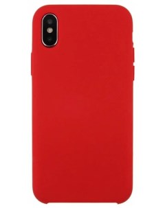 Силиконовый защитный чехол для Iphone X Xs Красный Monarch