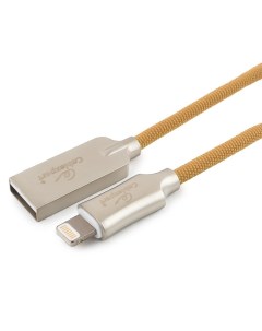 Кабель USB 2 0 Lightning MFI М М 1 8 м бежевый CC P APUSB02Gd 1 8M Cablexpert