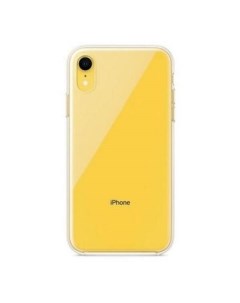 Чехол для iPhone XR прозрачный желтый Thl