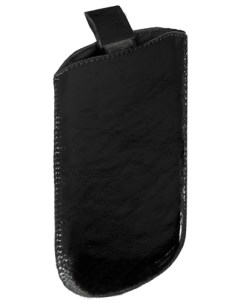 Чехол пенал с язычком для Samsung D880 черный лак Nobrand
