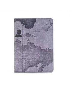 Чехол для iPad Air 2 A1566 A1567 карта мира серый Mypads