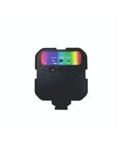 Накамерный светодиодный RGB осветитель на аккумуляторе и с креплением в паз Mobicent