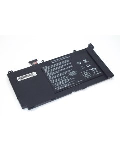 Аккумулятор для ноутбука Asus S551 11 1V 4400mAh OEM черная Greenway