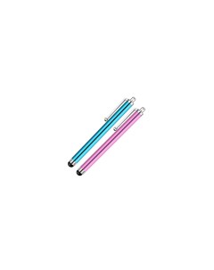 Универсальный стилус для рисования для смартфона голубой светло розовый 2 шт Mobicent
