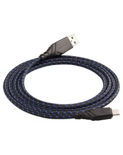 Кабель NyloGlitz USB C USB A 2 0 1 5 м синий Energea