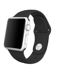 Ремешок Silicone для Apple Watch 42 44mm black Krutoff
