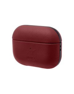 Кожаный чехол Terra Genuine Leather AirPods Pro Красный AIRPODSPRO TERMAH Uniq