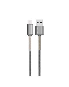 Дата кабель Explorer S M323 USB Micro USB пенал металл 2 0A 1 2 м Tarnish Joyroom