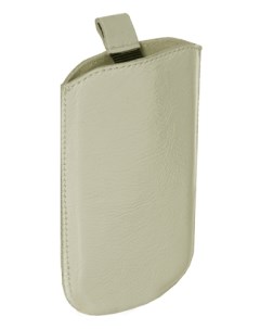 Чехол пенал с язычком для Samsung S3650crby белый Nobrand