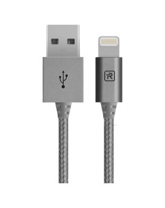 Кабель USB Lightning 1 м серый Revocharge